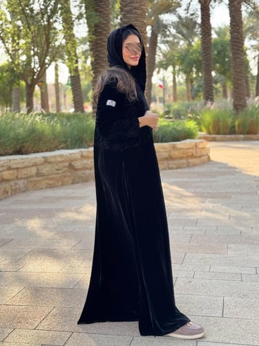 عباية D176 - كحلي