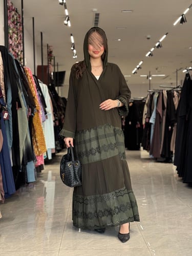 عباية D487 - عشبي