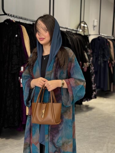 عباية D367 - تركواز