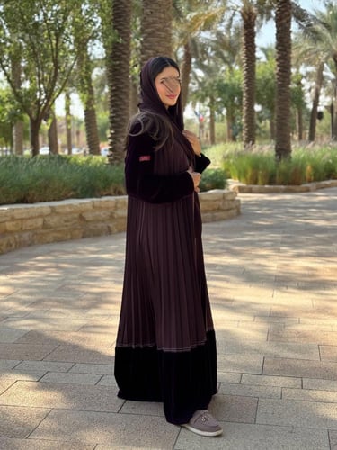 عباية D173-ليلكي