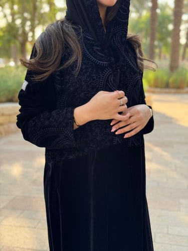 عباية D176 - كحلي