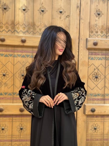 عباية D186-اسود