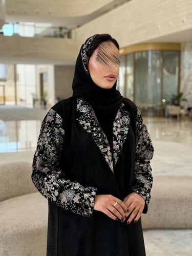 عباية D114- اسود