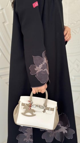 عباية D392 - رمادي