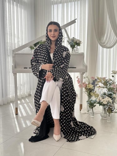 عباية D469-بني غامق