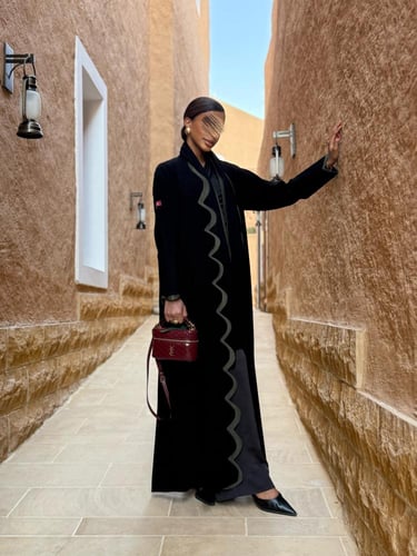 عباية D542 - تحديد عشبي