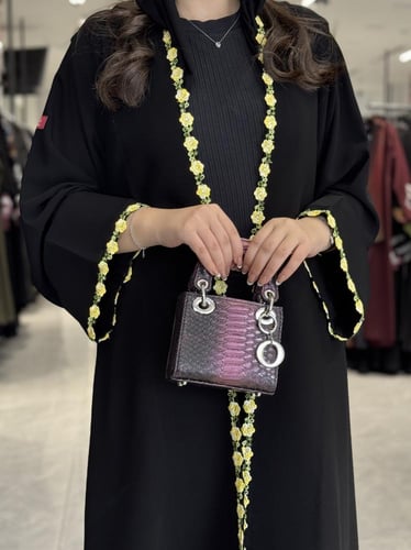 عباية D532- اصفر