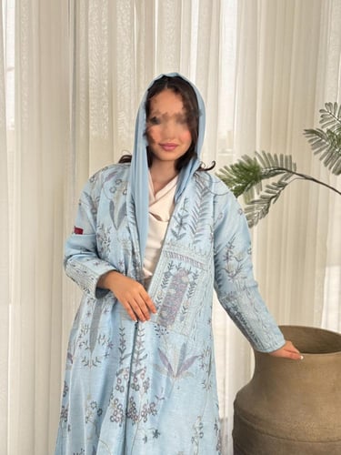 عباية D370-سماوي