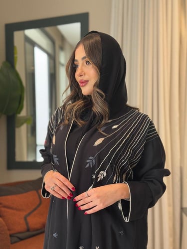 عباية D0110-اسود