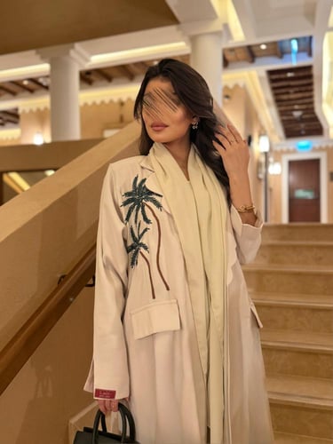 عباية D562 -بيج