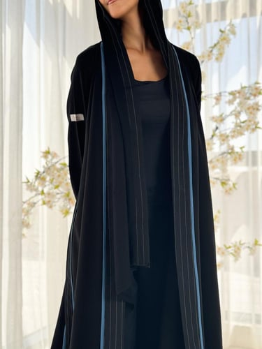 عباية D35 - سماوي