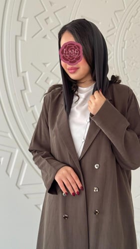 عباية D393 - بني