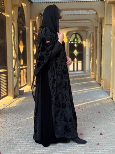 عباية D615-اسود