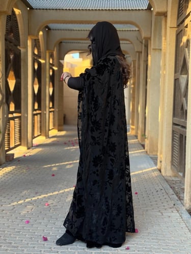 عباية D615-اسود