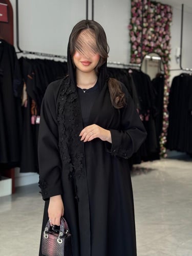 عباية D561- اسود