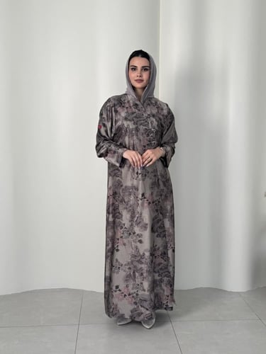 عباية D460 - رصاصي