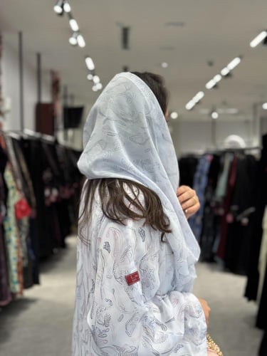 عباية D512-اوف وايت