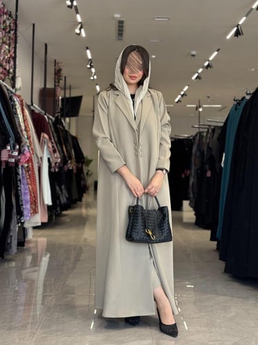 عباية D501 - بيج