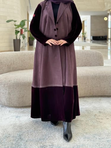 عباية D151-ليلكي