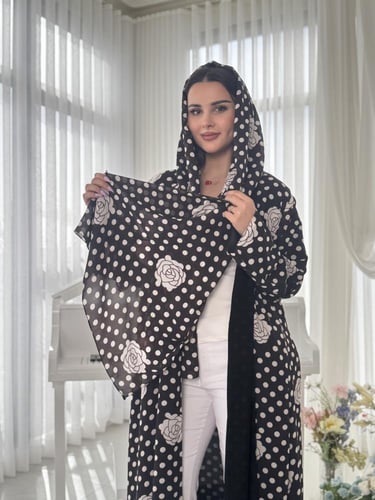 عباية D469-بني غامق