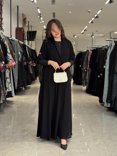 عباية D446 - اسود