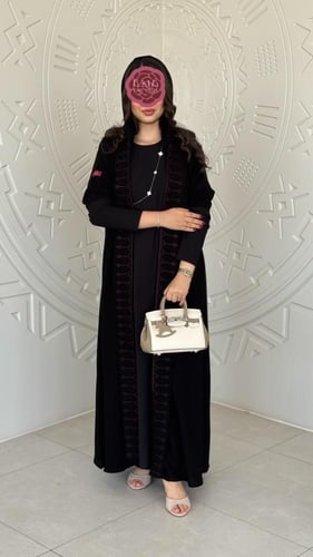 عباية D401 -عنابي