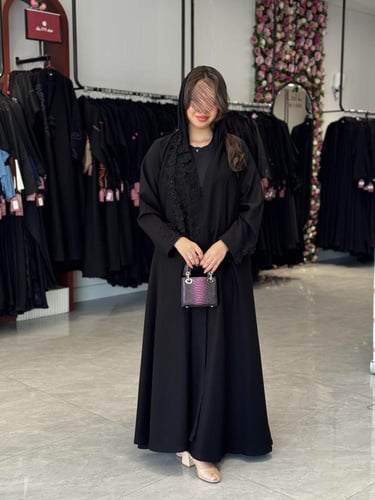 عباية D561- اسود