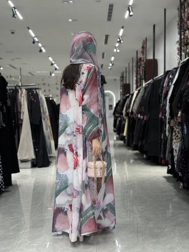 عباية D477-مشجر