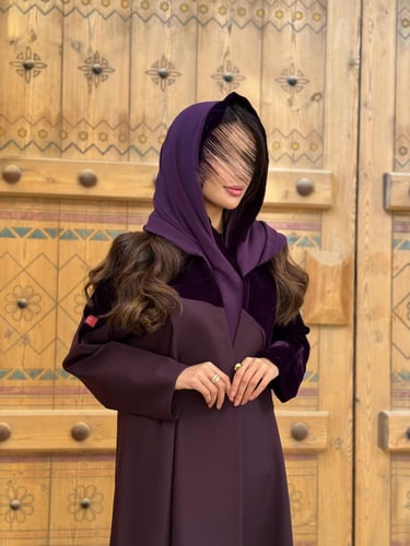 عباية D95 -بنفسجي