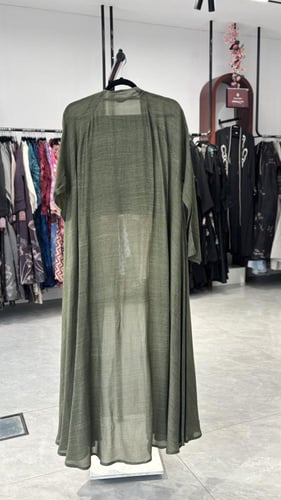 عباية D407 - زيتي
