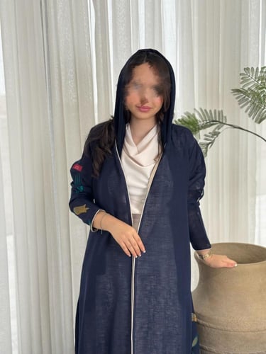 عباية D382 -كحلي