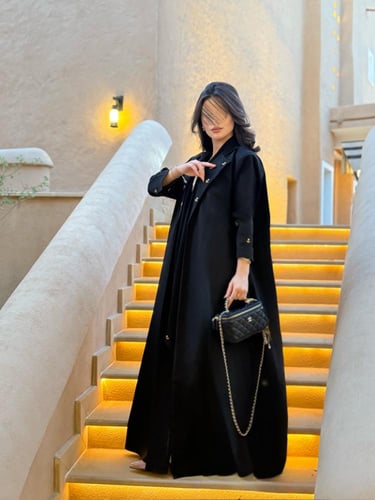 عباية D578 -اسود