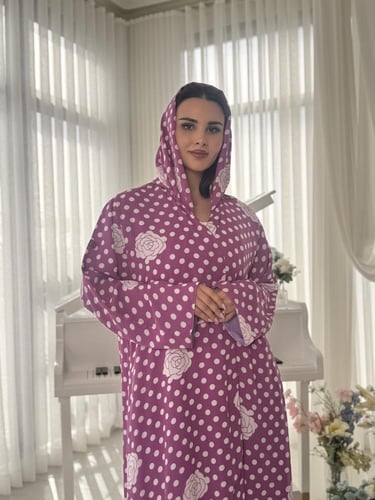 عباية D469-موف