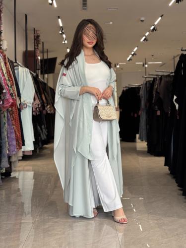 عباية D446 - شيفون تيفاني