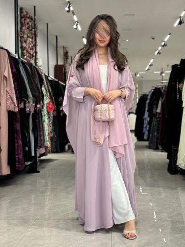 عباية D446-وردي