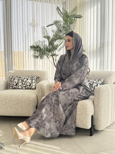 عباية D460- رمادي