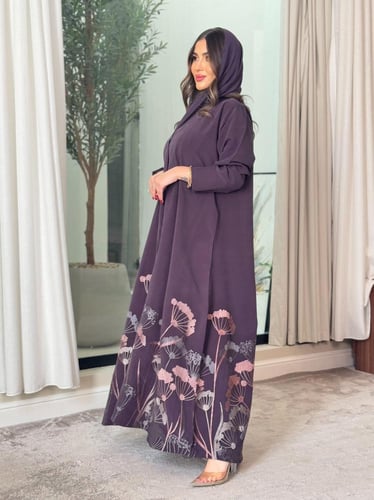 عباية D0101-بنفسجي غامق
