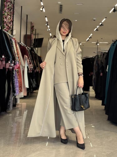 عباية D501 - بيج