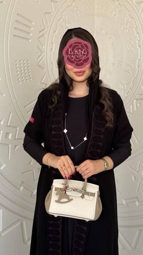 عباية D401 -عنابي