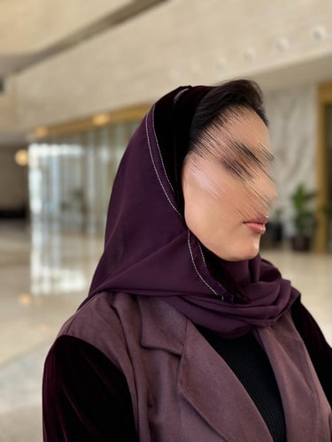 عباية D151-ليلكي