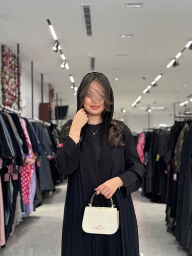 عباية D526 - سماوي