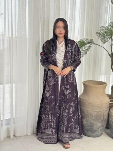 عباية D370-بنفسجي