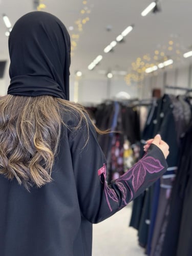 عباية D301 - عنابي