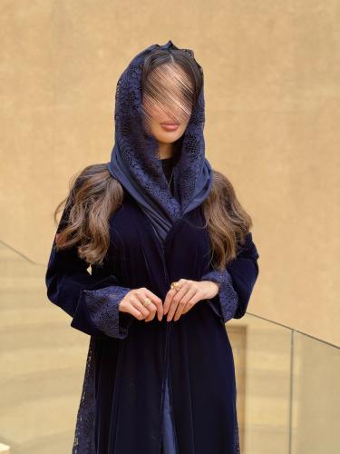 عباية D188 - كحلي