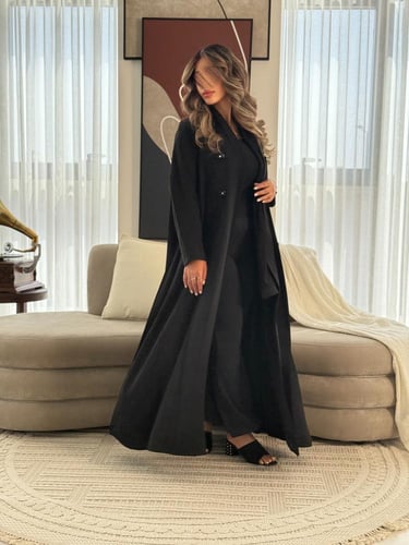 عباية D440-اسود