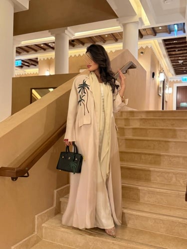 عباية D562 -بيج