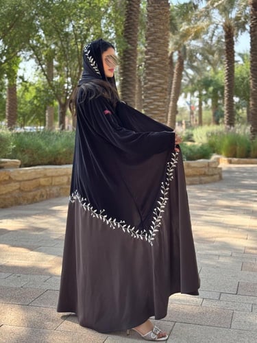 عباية D177 -رمادي