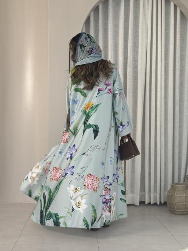 عباية D418 الهبة - تيفاني حرير