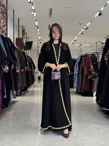 عباية D532- اصفر