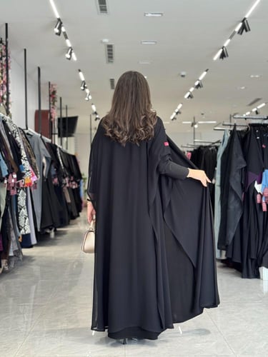 عباية D446 - اسود